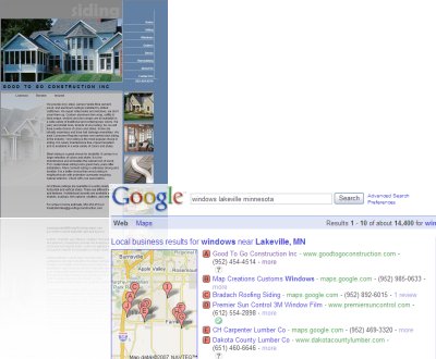Search engine optimization for goodtogoconstruction.com website is found for the keywords siding, windows, gutters, decks, lakeville, farmington, apple valley, minnesota.