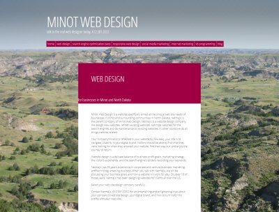 Minot ND Web Design, Seo, Responsive Web Design, Minot, North Dakota.